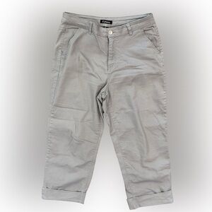 d. jeans Light Gray Cropped Pants